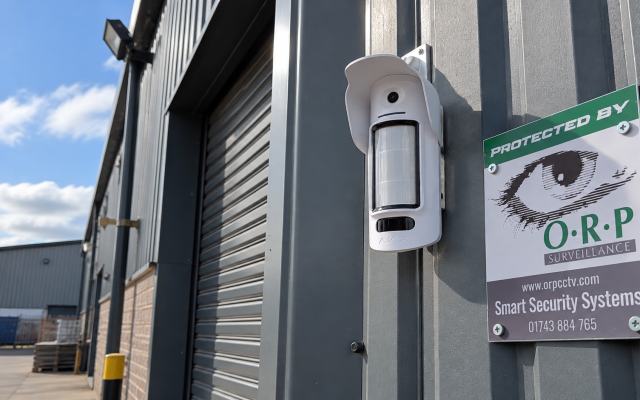 Commercial and industrial CCTV installation in Newtown, Powys. Security systems for factories, warehouses and businesses, with maintenance and support.